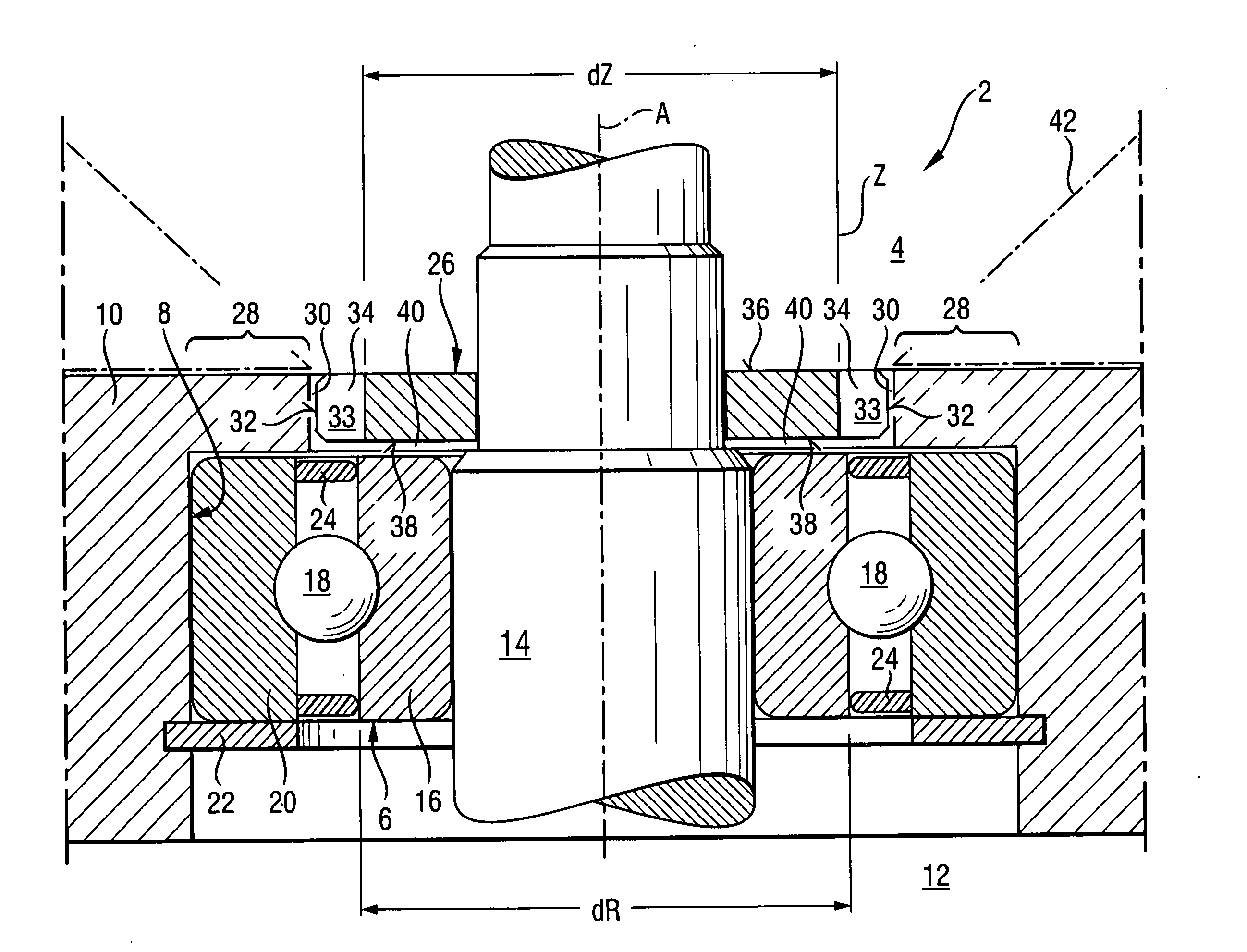 Shaft bearing seal