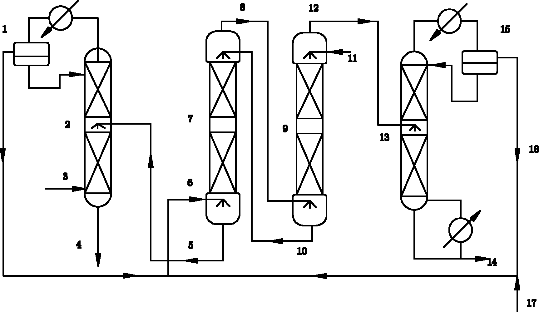 Method and device for treating low-concentration acetic acid wastewater