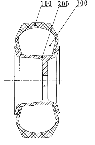 Anti-explosion wheel and vehicle provided with same