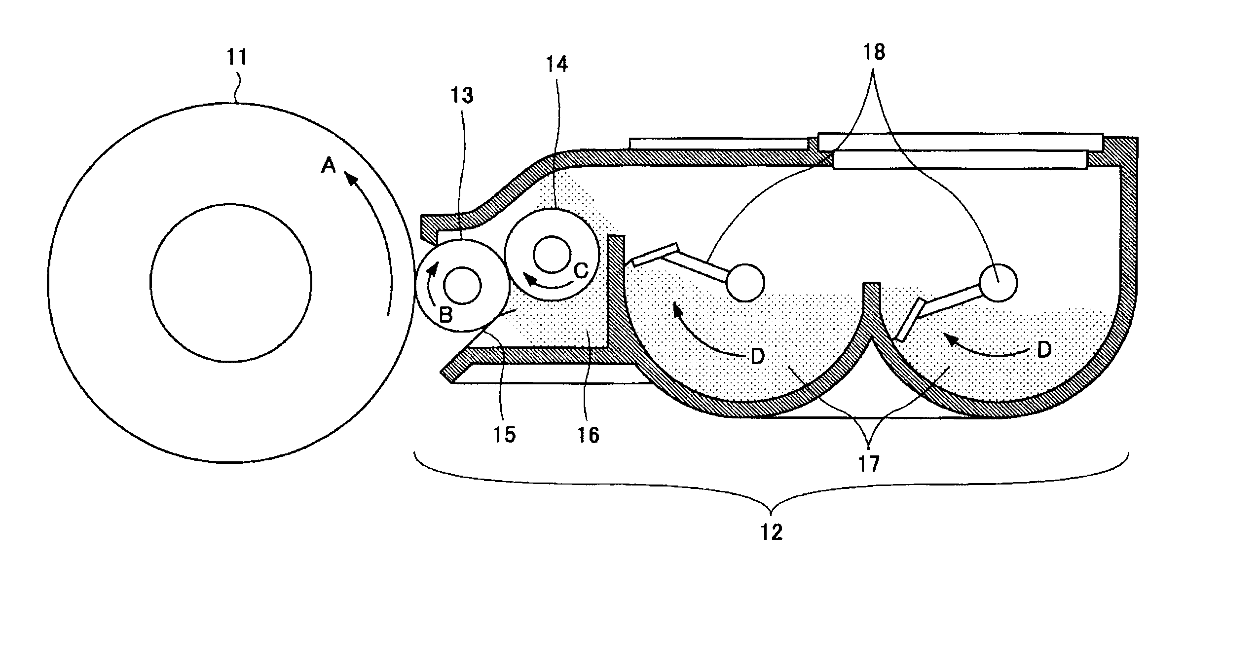 Developing device, image developing method, image forming apparatus, image forming method, and process cartridge