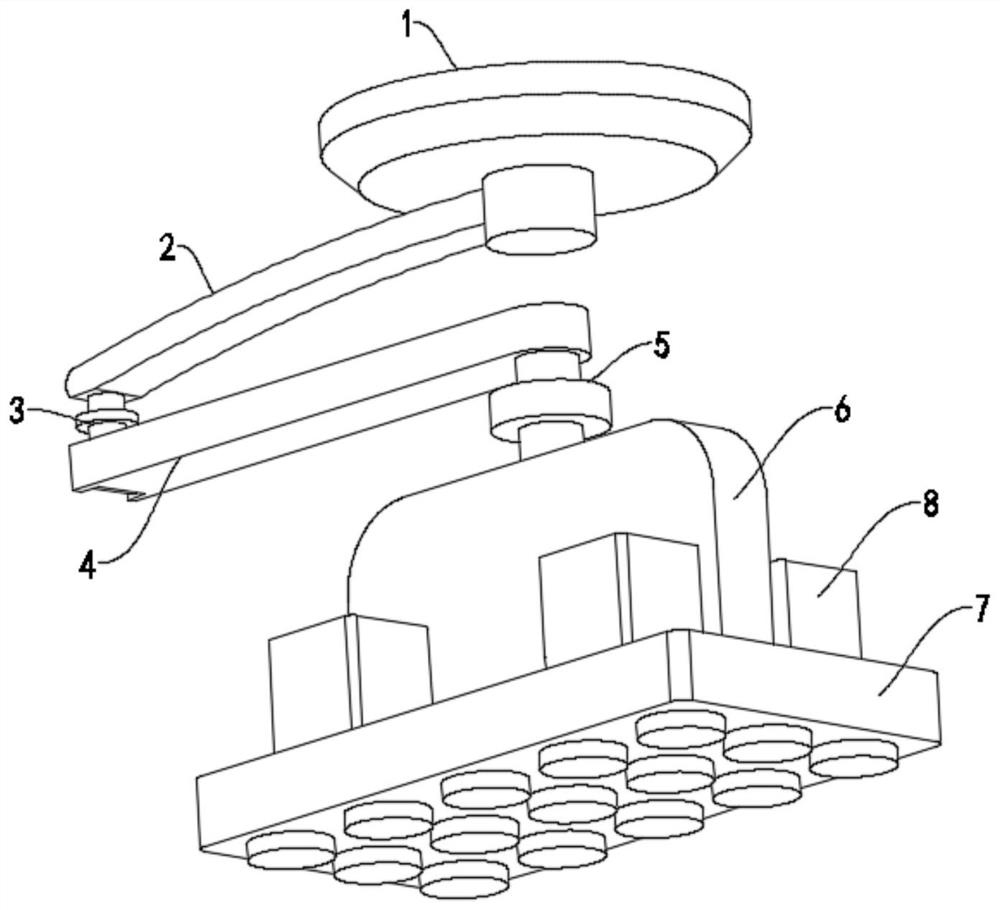 Hanging bracket type operation auxiliary device for thoracic surgery department