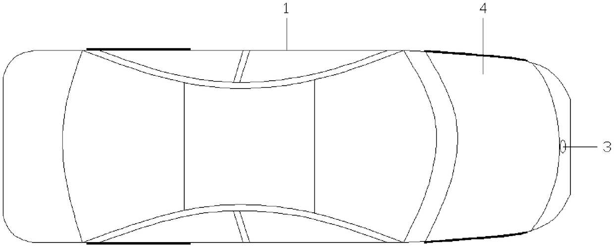 New energy vehicle matching structure being convenient to quickly replace power battery at headstock