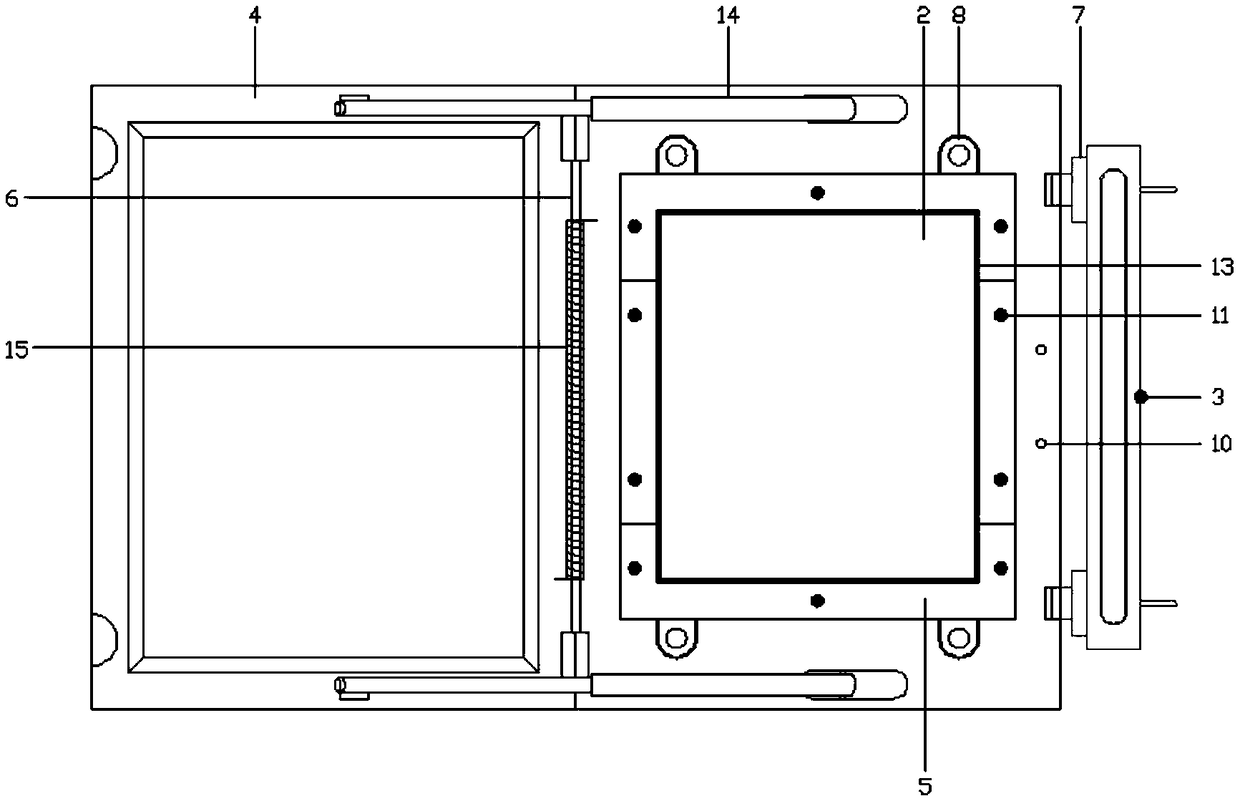 New energy vehicle matching structure being convenient to quickly replace power battery at headstock