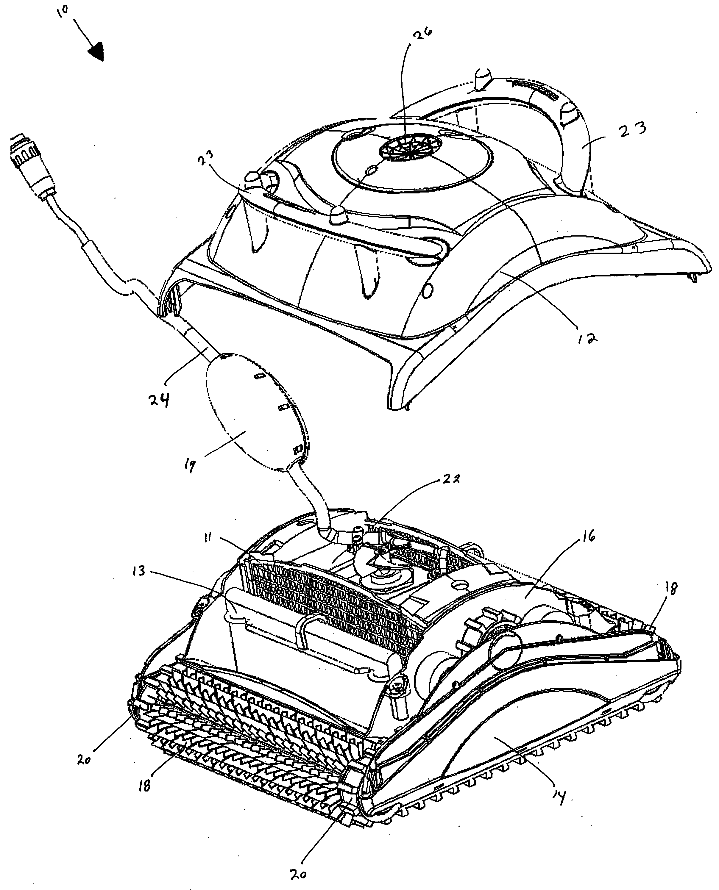 Pool cleaning robot