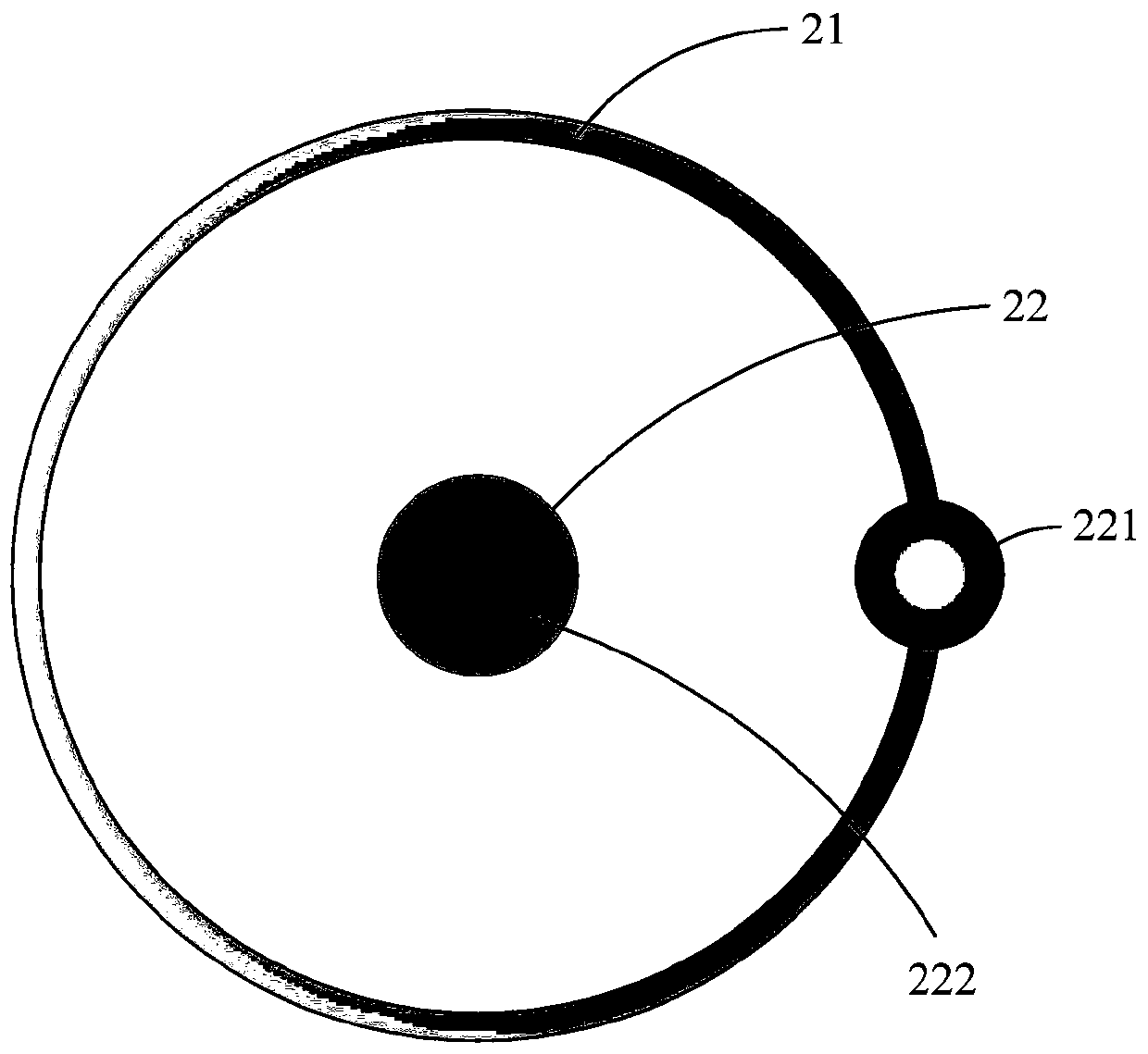 Control method of visual fixation lamp used for fundus imaging instrument