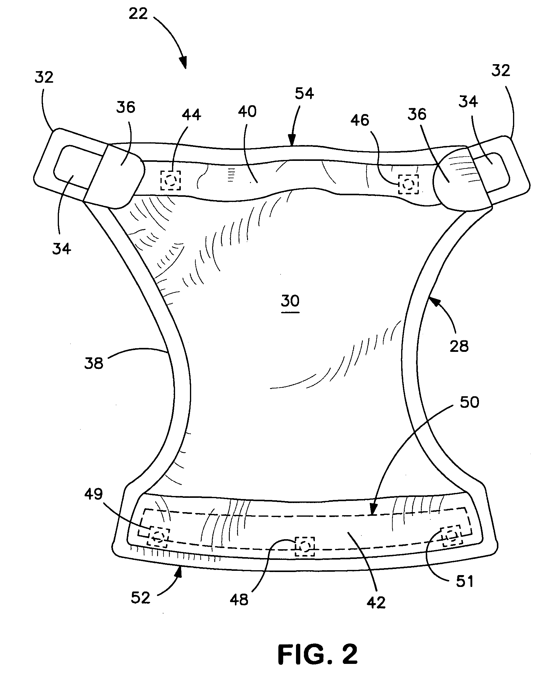 Sanitary garment and method for making same