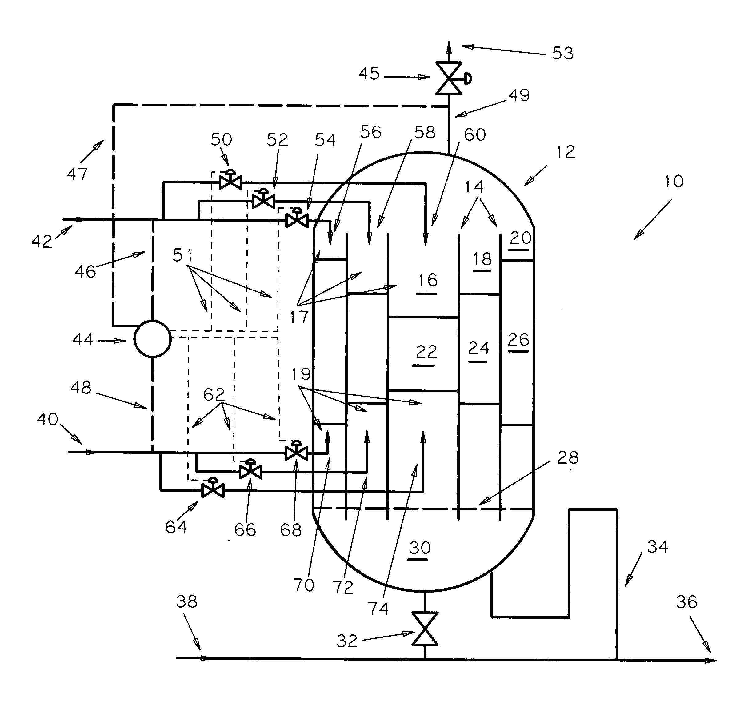 Boil off gas condenser