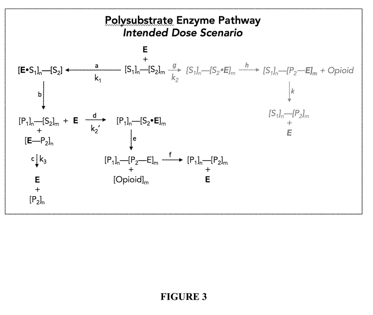 Polysubunit opioid prodrugs resistant to overdose and abuse