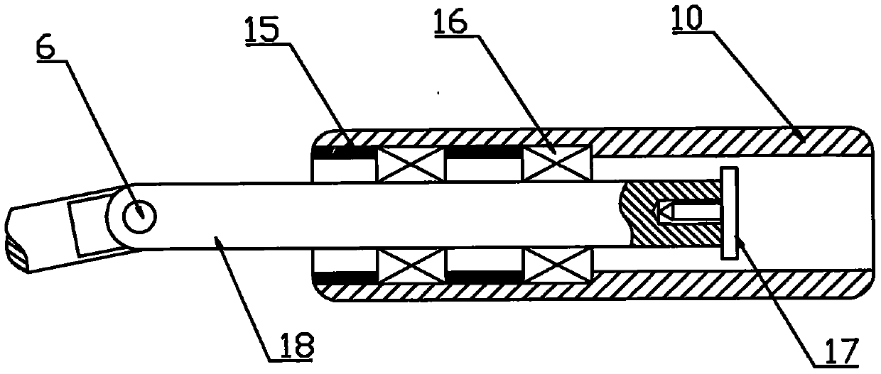 Lever labor-saving dough sheet rolling device