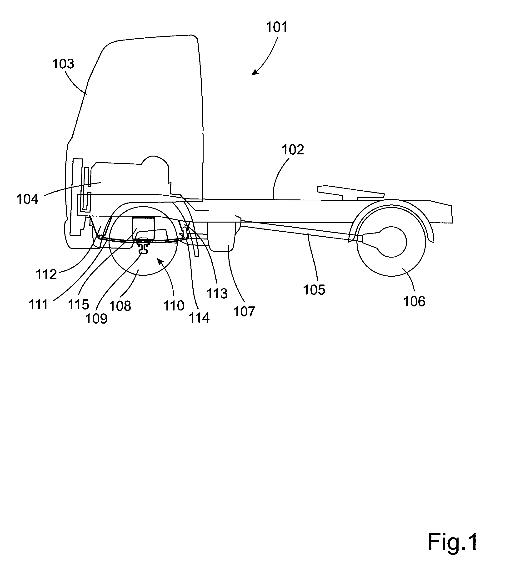 Vehicle suspension comprising light weight leaf spring assembly