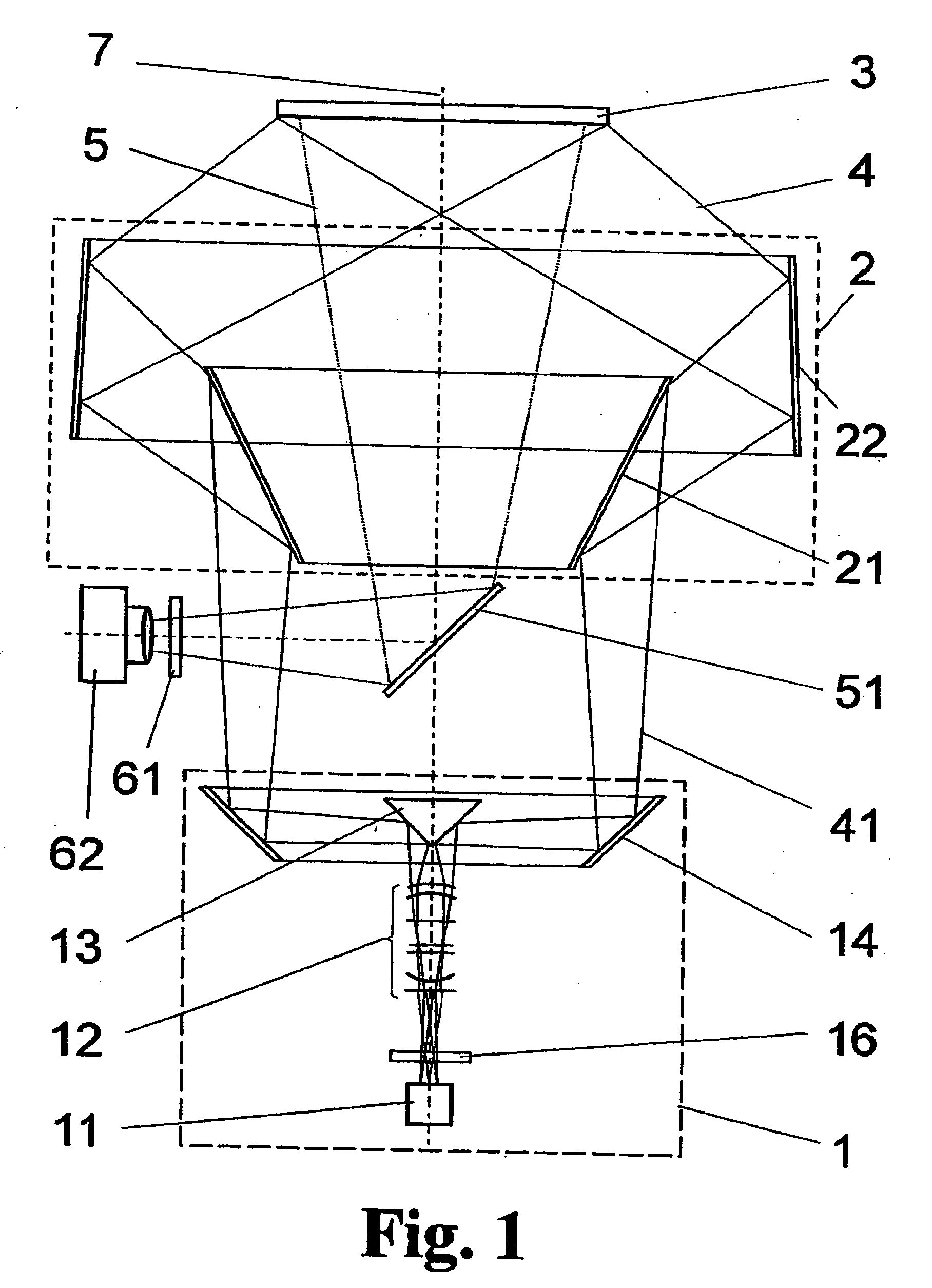 Optical analytic measurement device for fluorescence measurements in multisample carriers