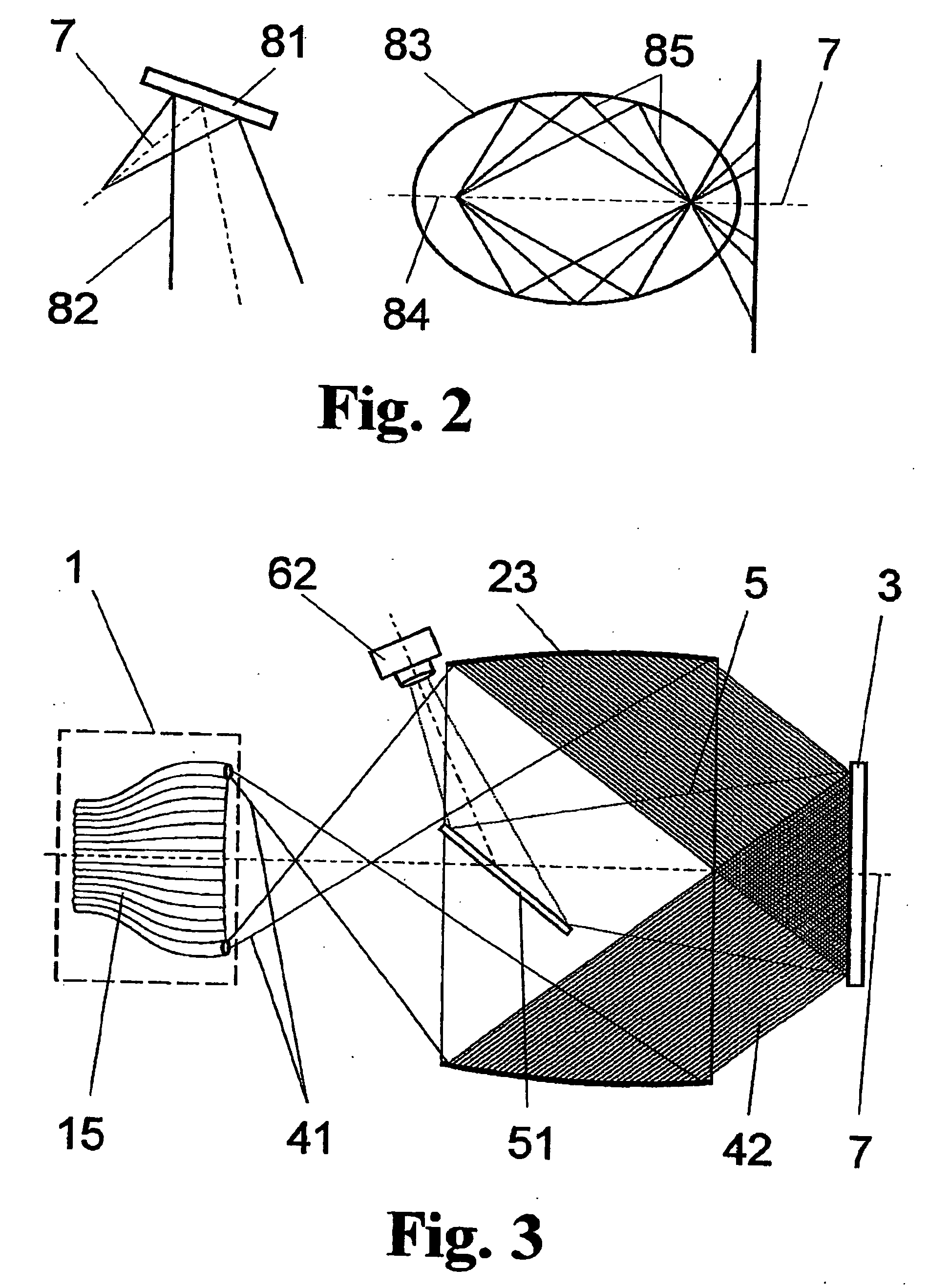 Optical analytic measurement device for fluorescence measurements in multisample carriers