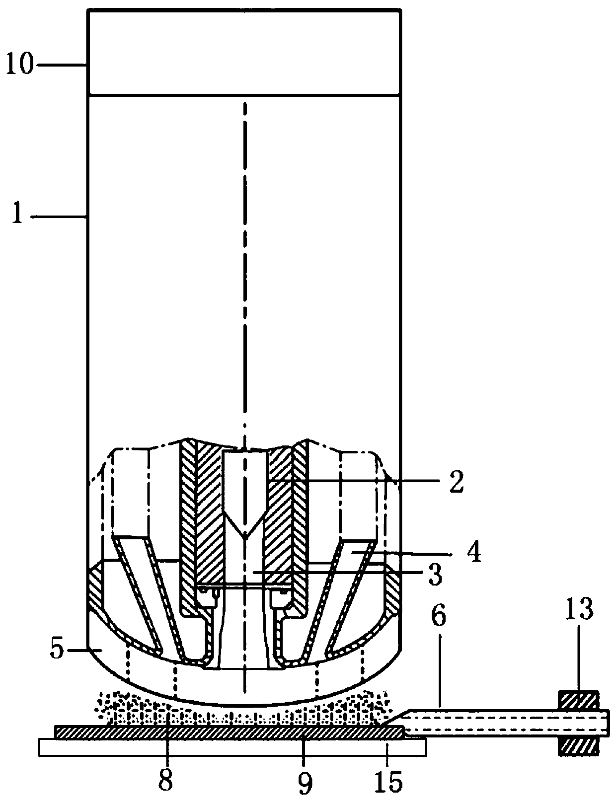 Silicon wafer surface grinding device