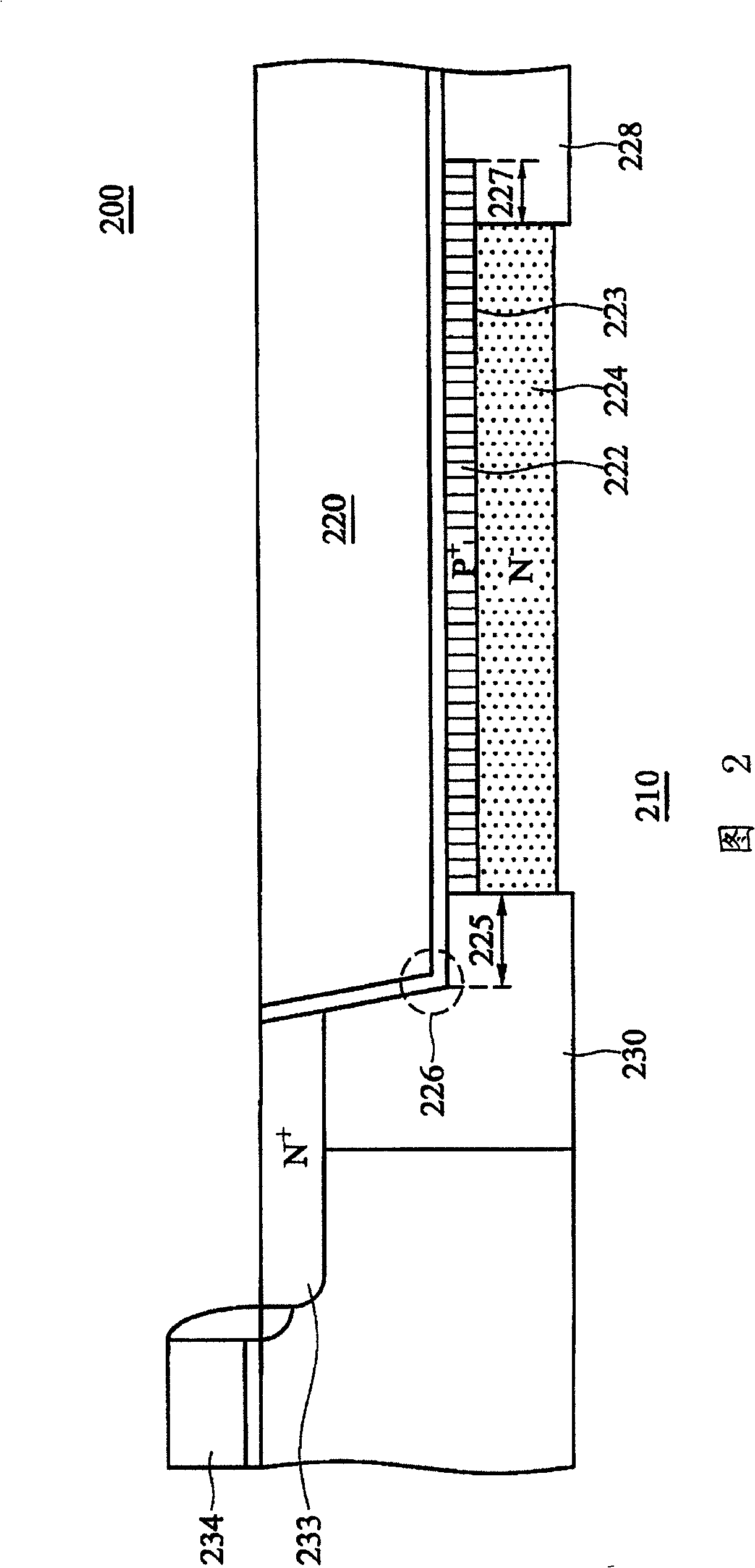 Optical sensory element and its manufacturing method