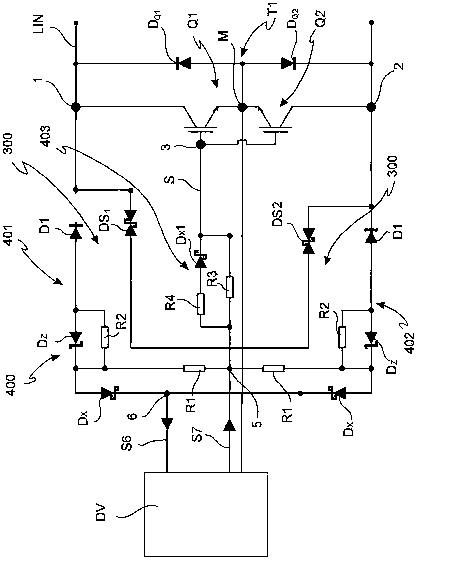 Circuit breaker for protecting an electrical system