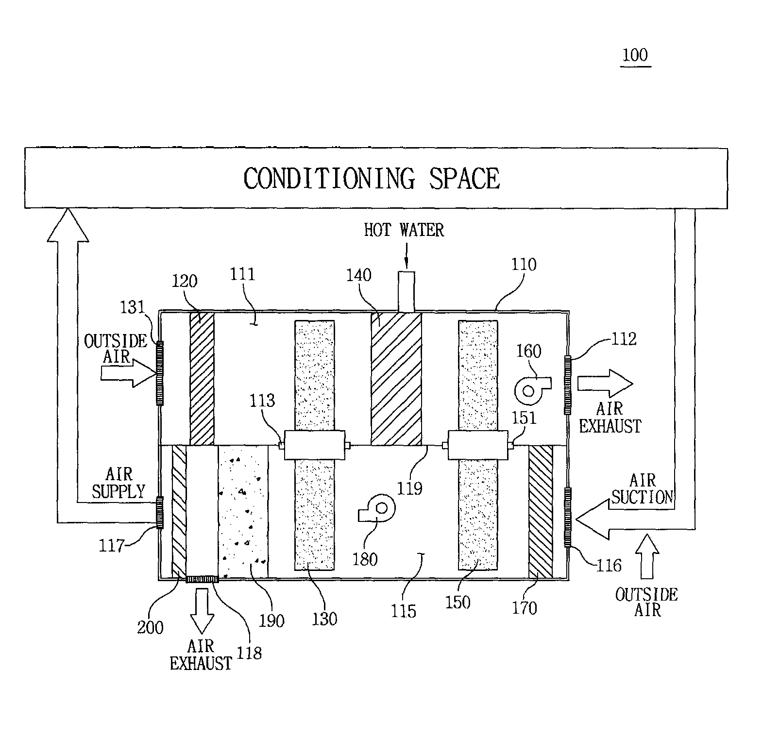 Dehumidifying Cooling Device for District Heating