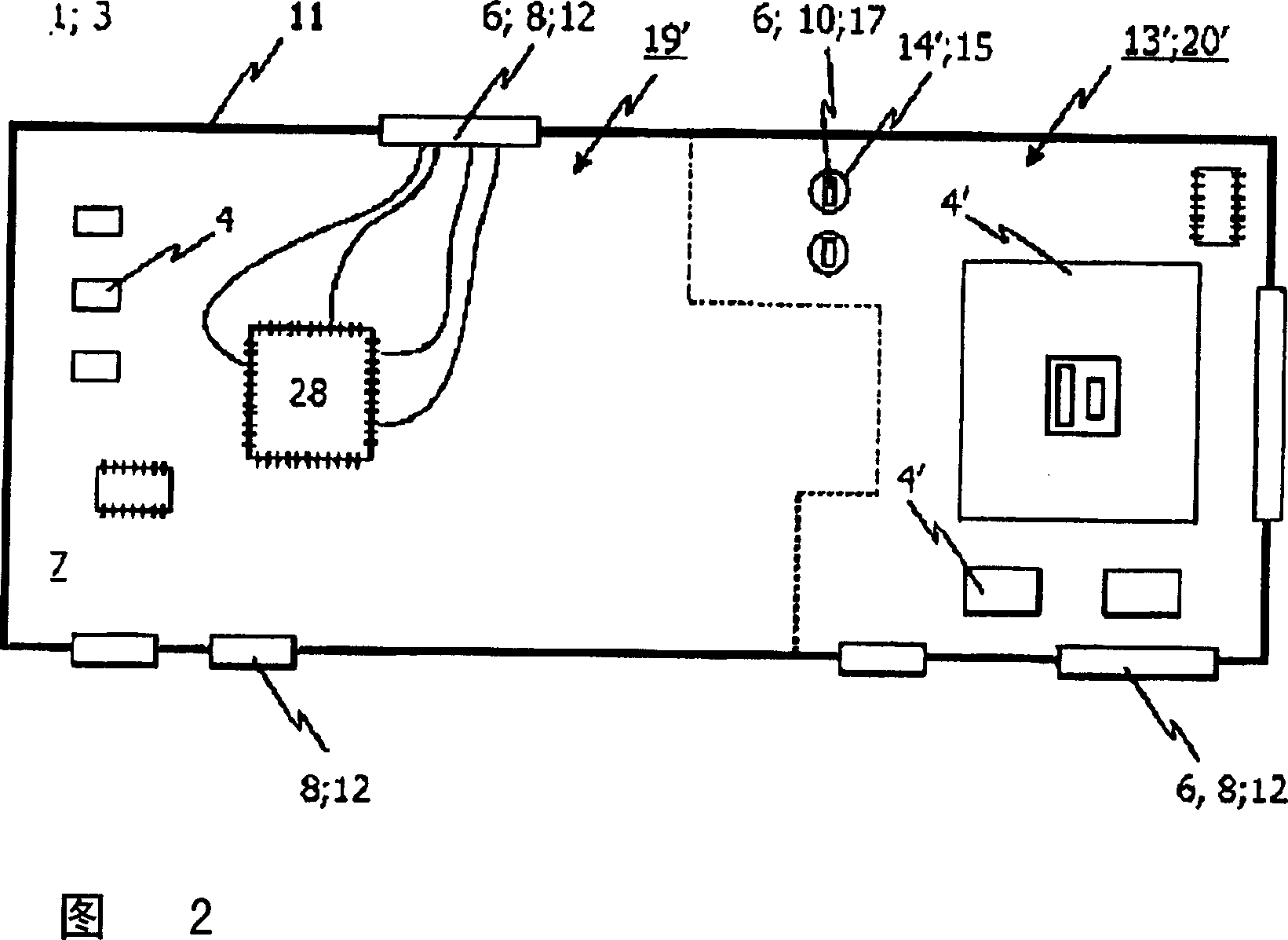 Electronic module and method for the production thereof