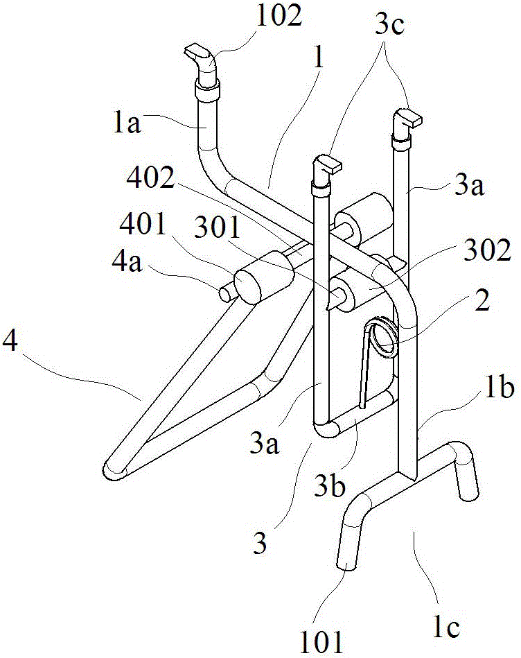 A car electrophoresis hood support device