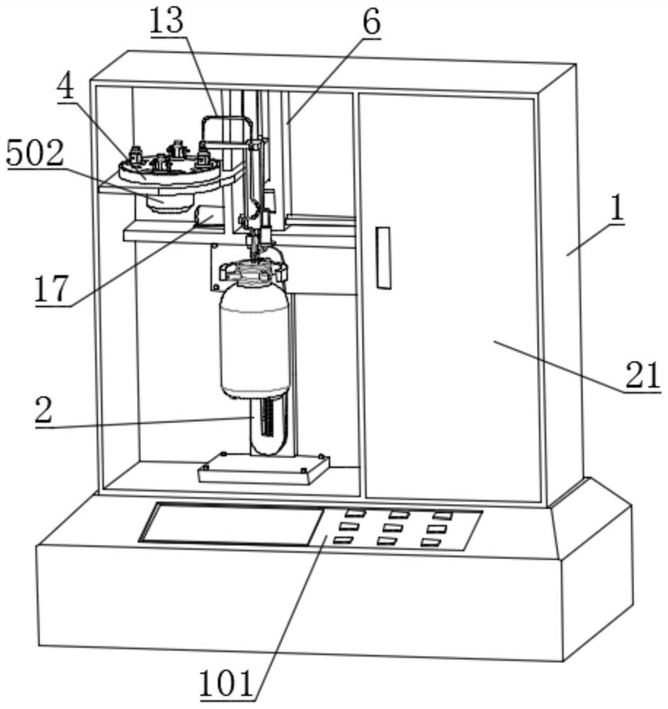 Intravenous medicine preparation device and preparation method thereof