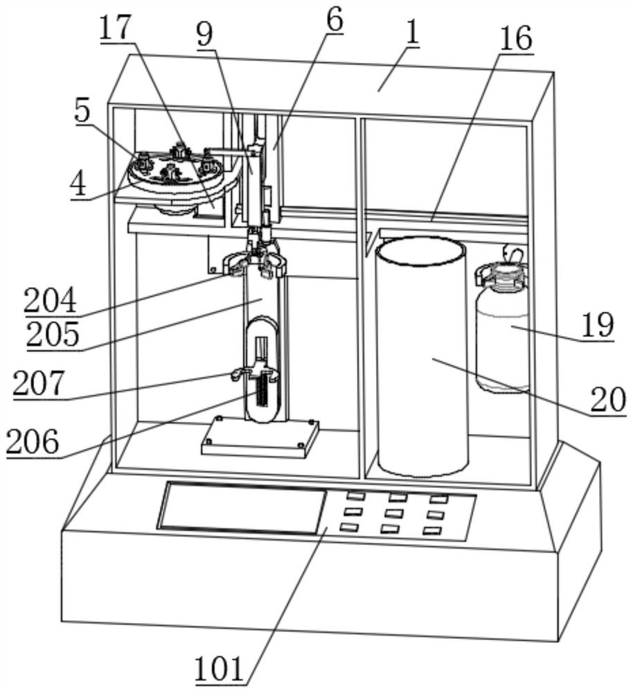 Intravenous medicine preparation device and preparation method thereof