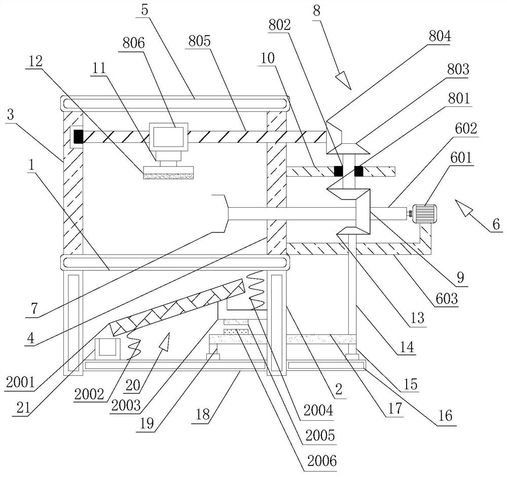 Grinding device for hardware product production