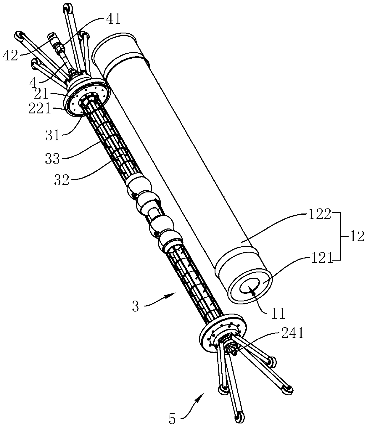 Pipeline repair airbag and pipeline repair process using the pipeline repair airbag