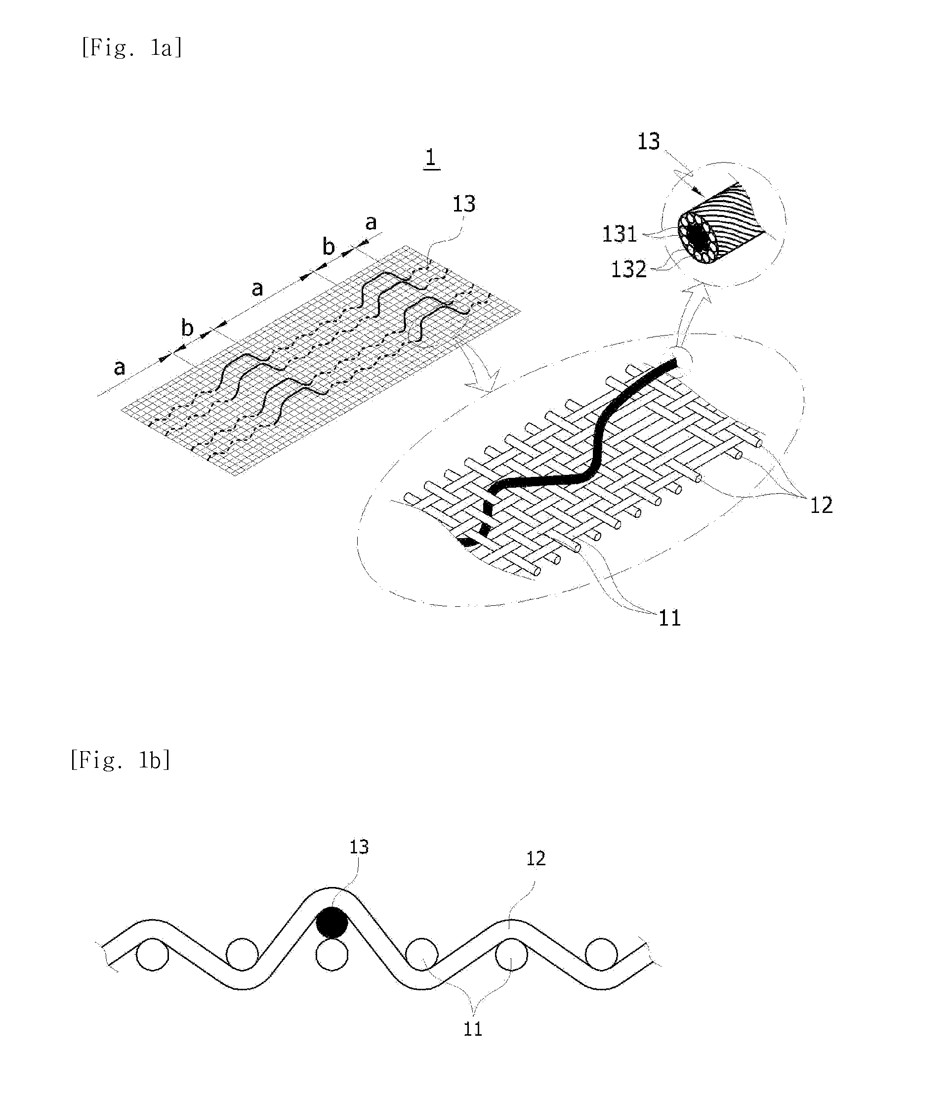 Electrically conductive fabric and manufacturing method and apparatus thereof