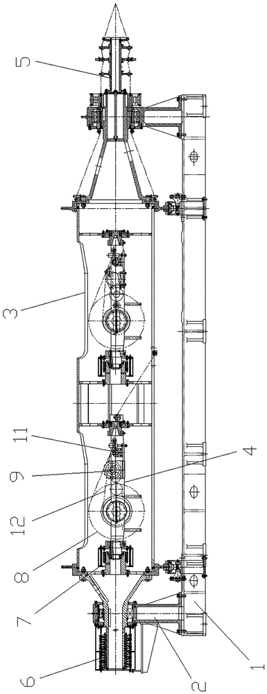 Paying-off device with hysteresis tension and feedback device