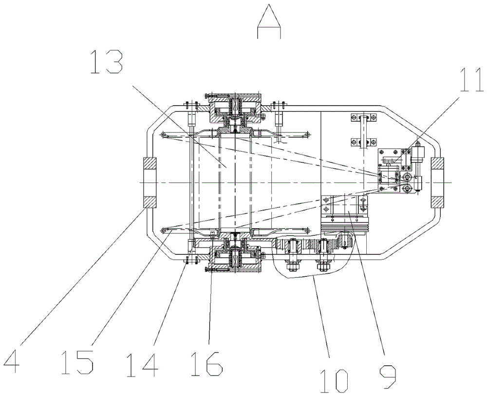 Paying-off device with hysteresis tension and feedback device