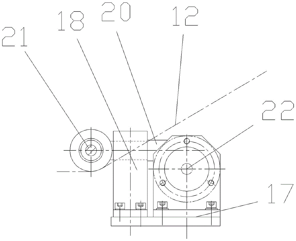 Paying-off device with hysteresis tension and feedback device