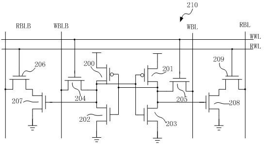 Storage unit capable of controlling bit line oscillation amplitude for register file