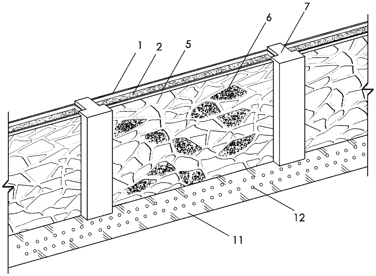 Multifunctional environment-friendly landscaping retaining wall