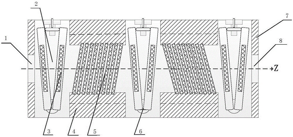 Insert type adjustable laser attenuation device