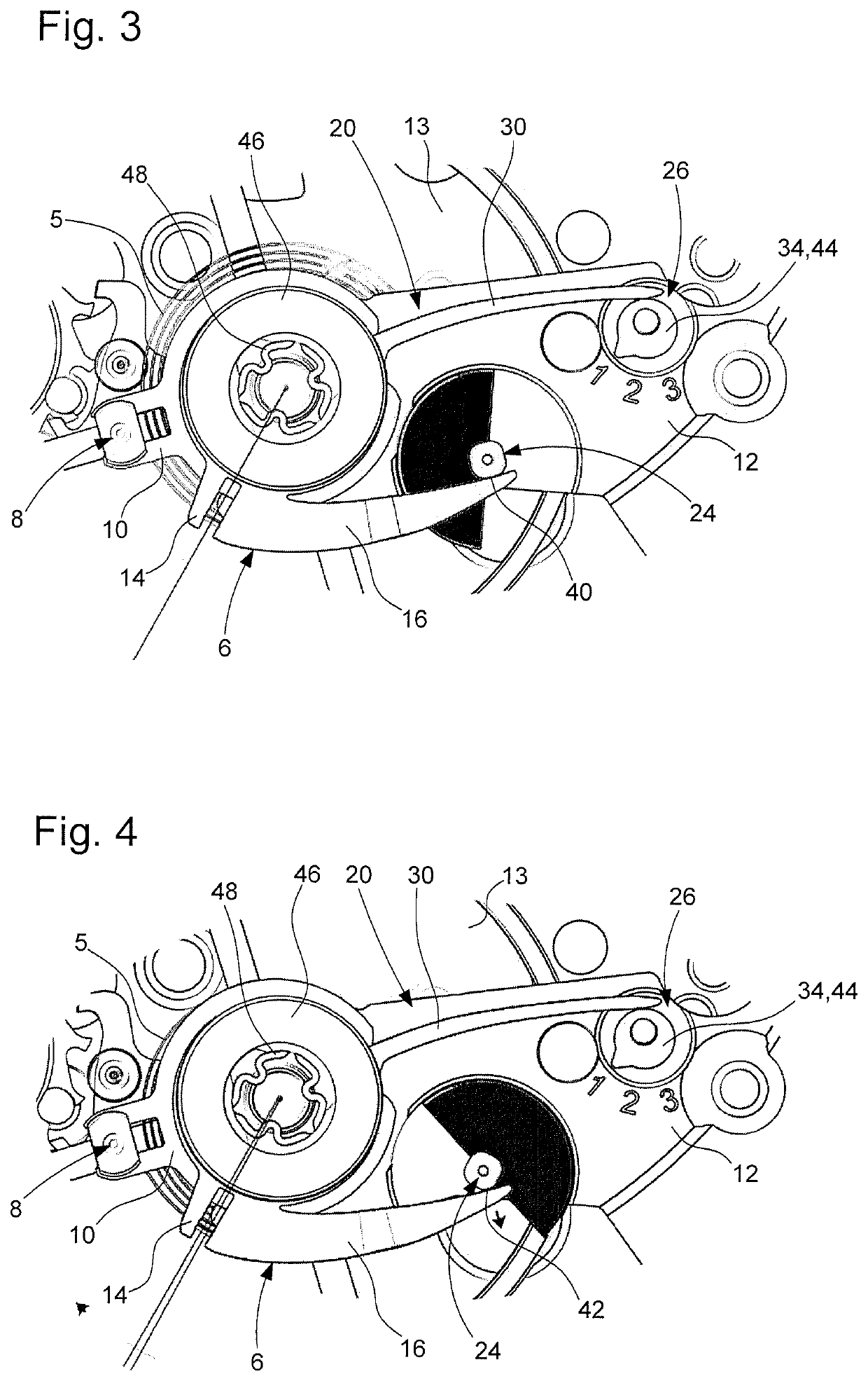 Device for autonomous adjustment of the active length of a balance spring