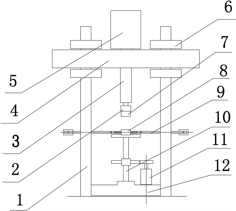 Optical lens die casting device