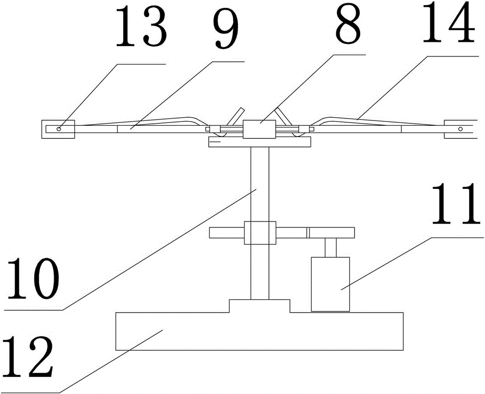 Optical lens die casting device