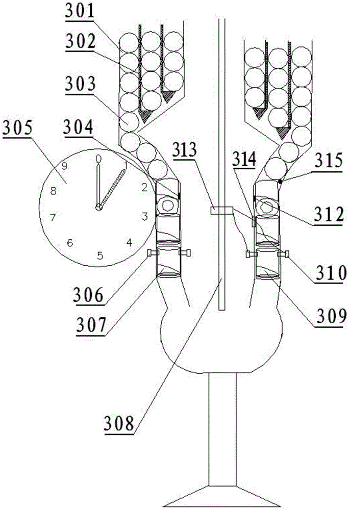 Arc extinguishing lightning protection device capable of excluding bomb jamming