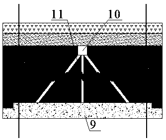 A method of filling coal pillars for roadway protection in the residual mining area of ​​extra-thick coal seam in re-mining