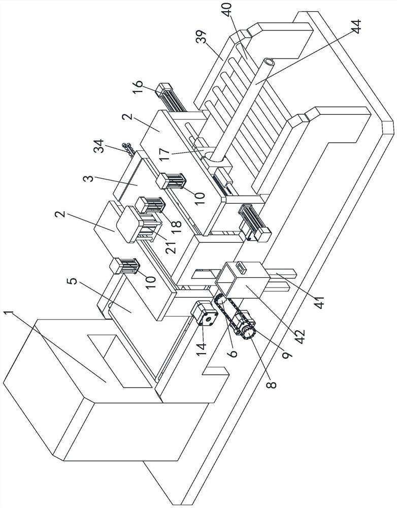 Plastic granulation device and method for pipe processing