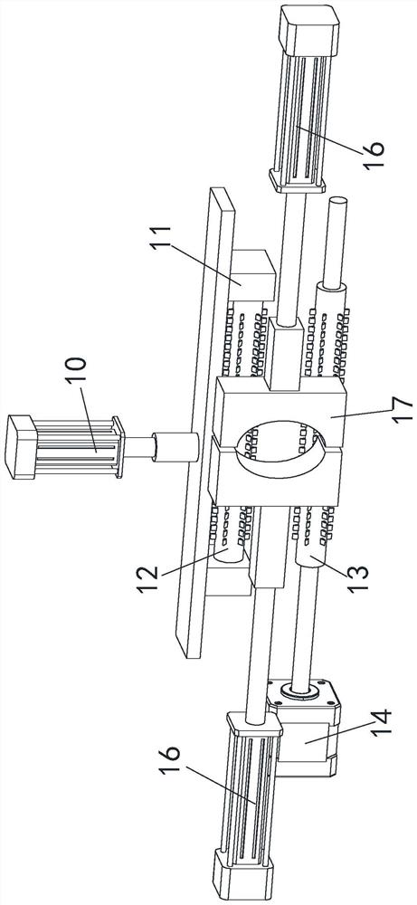 Plastic granulation device and method for pipe processing