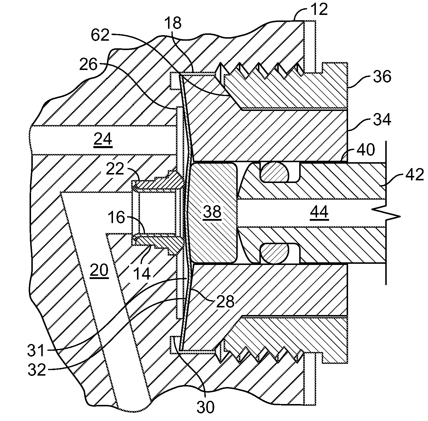 Removable valve seat member for diaphragm valve