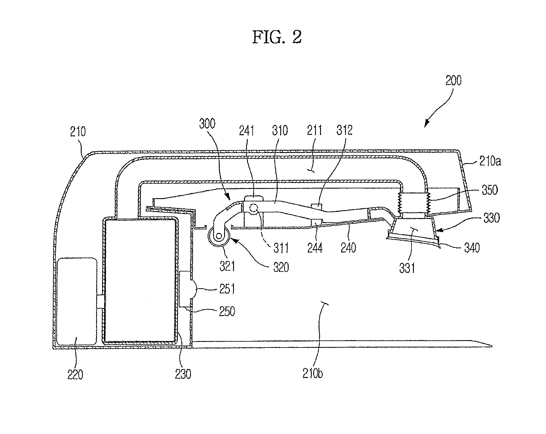 Robot cleaner system having robot cleaner and docking station