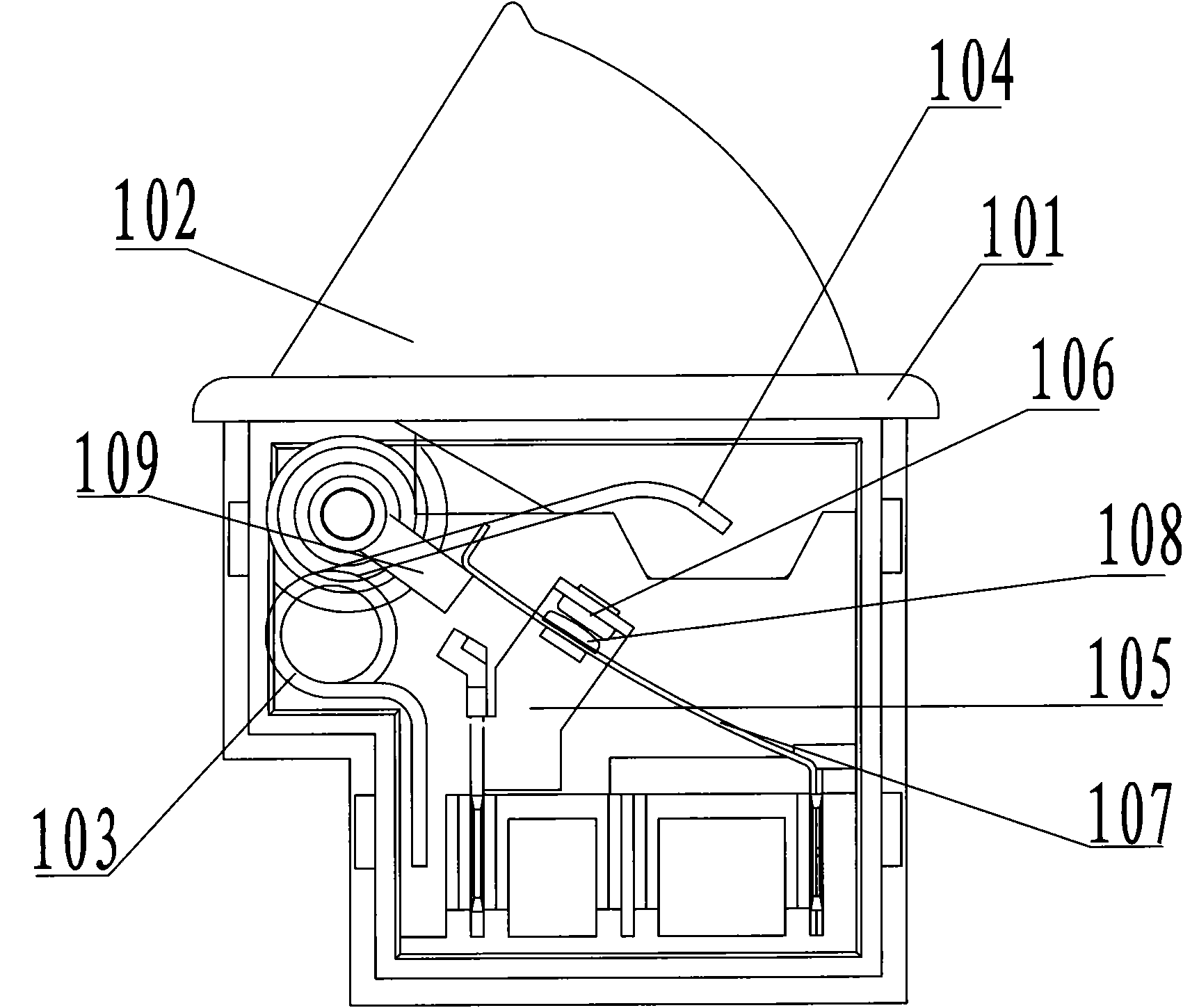 Refrigerator door switch