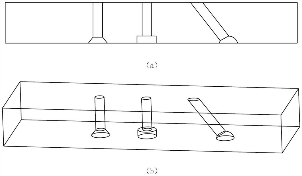 Air film hole inlet and outlet groove structure for lap joint laminate contact surface