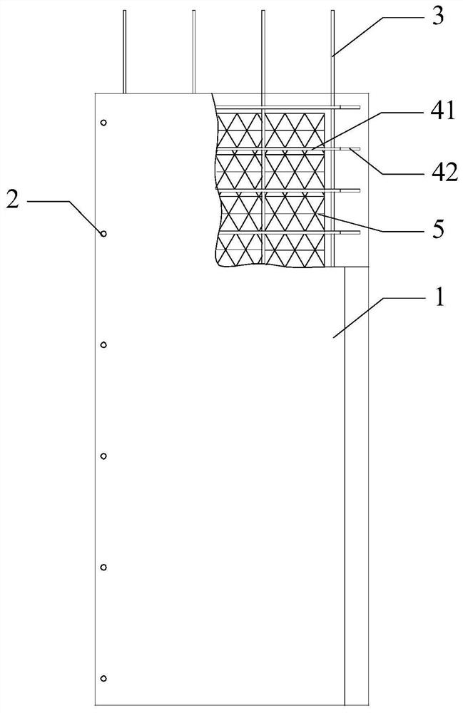 An assembled lightweight partition wall with a built-in filling box and its manufacturing method