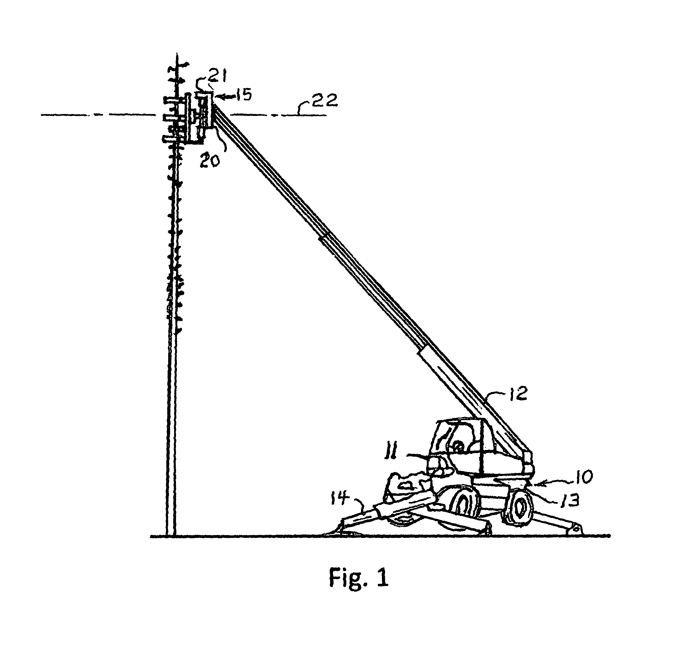 Nonbinding tree harvesting apparatus and method