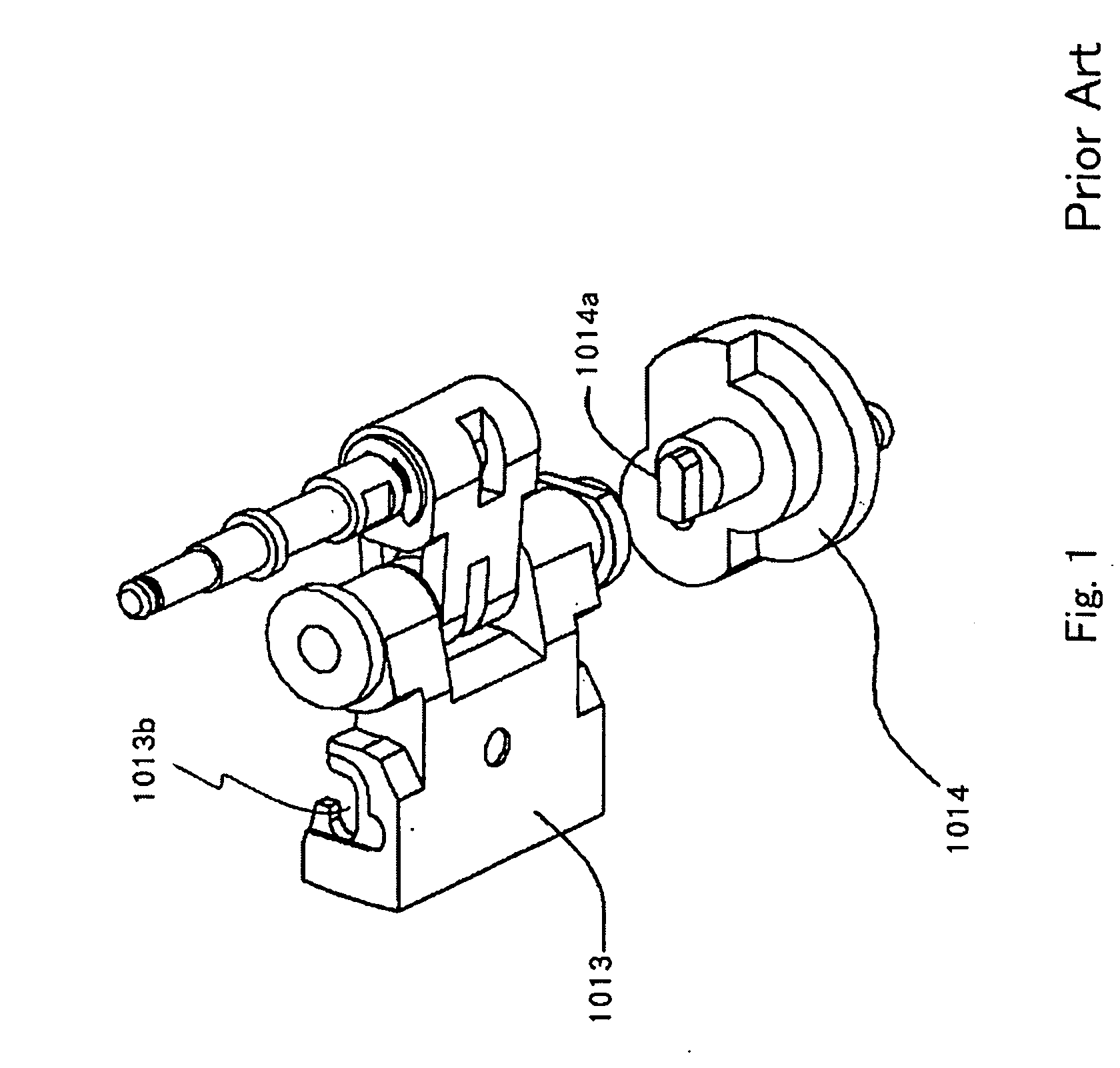 Apparatus for threading a tape from a cartridge