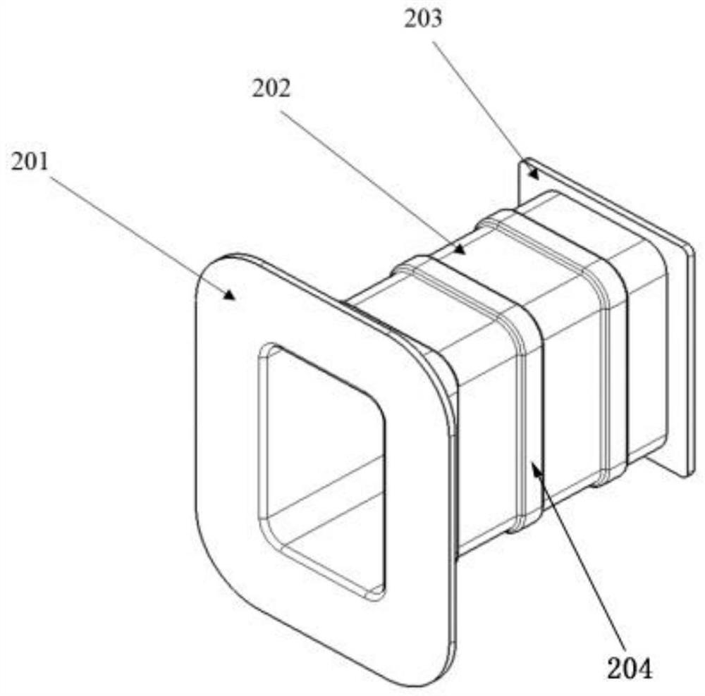 Anti-collision structure device at front end of automobile