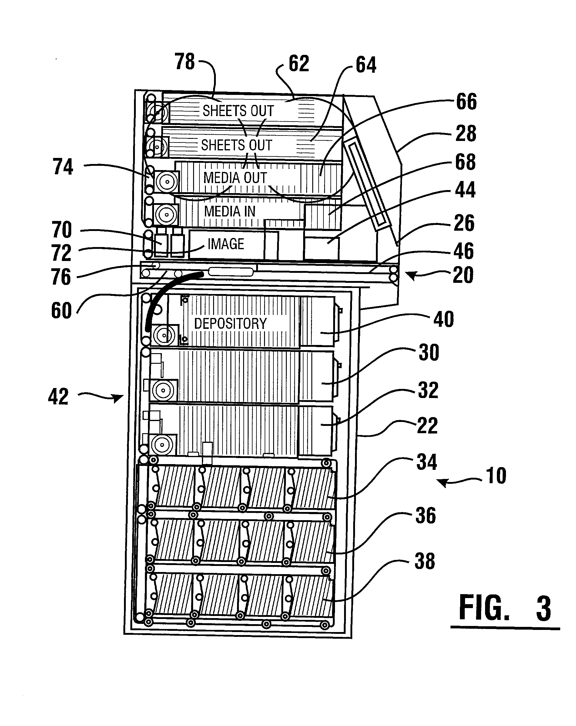 Automated banking machine currency tracking method