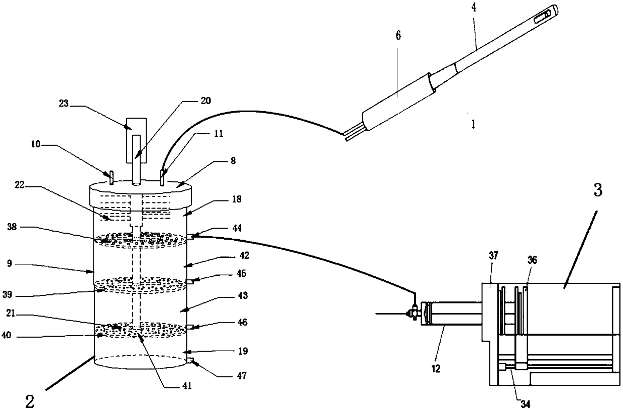 Closed full-automatic fat transplantation device and fat transplantation method thereof